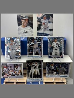⚾️5 Aaron Judge Yankees cards w/ 3 Judge + teammates cards Lot of 8